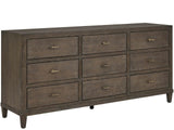 Montclair Cocoa Nine Drawers Dresser