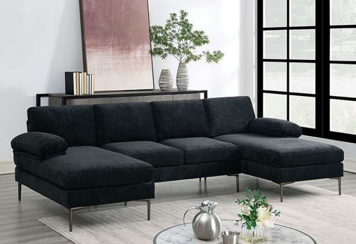Azariah U Shape 3pc Sectional Sofa - Ornate Home