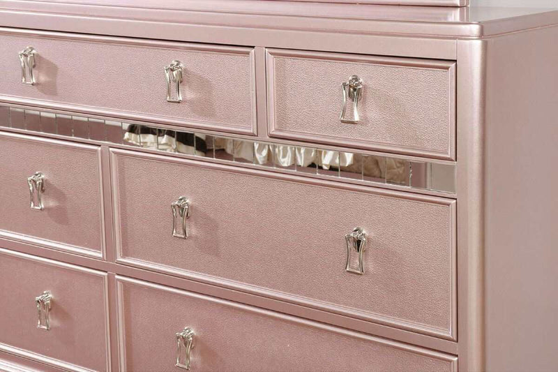 Avior Rose Gold Dresser - Ornate Home