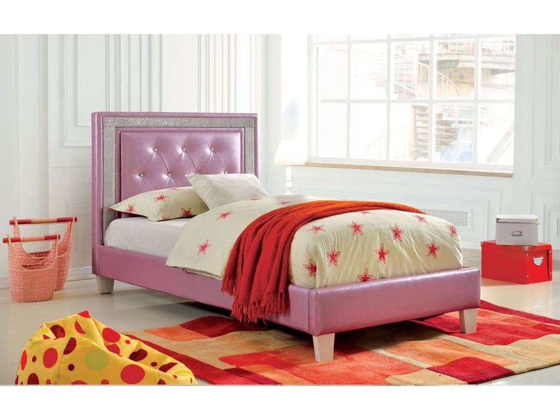 Lianne Purple Twin Bed - Ornate Home