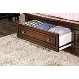 Northville Dark Cherry 4 Pc. Queen Bedroom Set - Ornate Home