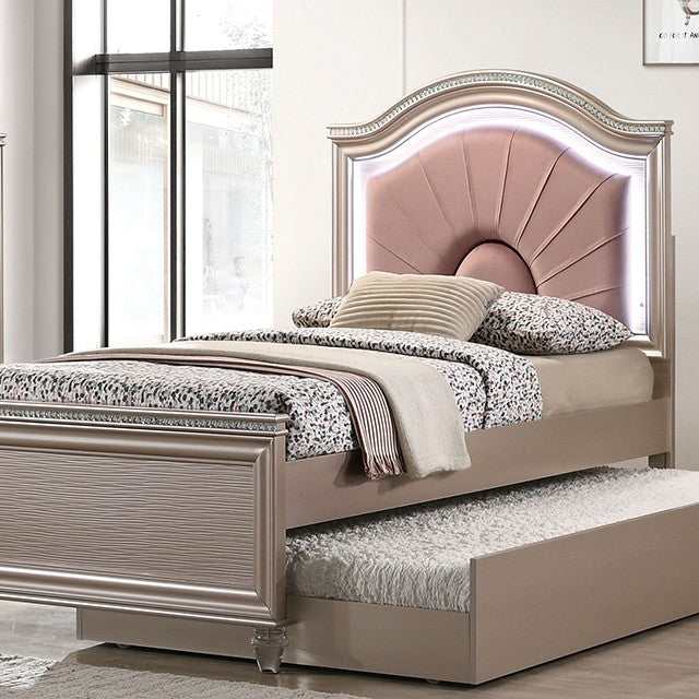 Allie Rose Gold Full Bed - Ornate Home