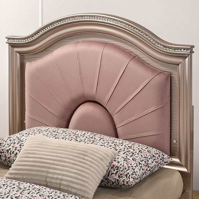 Allie Rose Gold Full Bed - Ornate Home