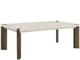 Modern Mist/Smoked Gold Dining Table