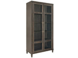 Montclair Cocoa Glass Doors Cabinet