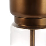 Caltonholm Brown/Clear/Ivory Lamp