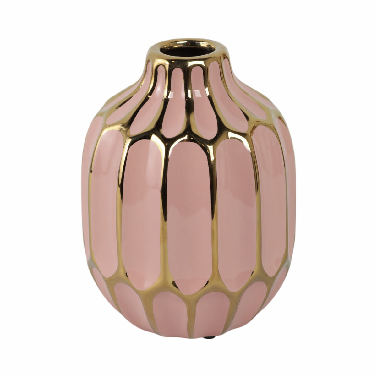 Calvinham Pink/Gold Vase