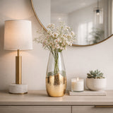 Reedmore Clear/Frost Glass Vase