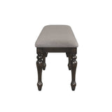 Hilara Dining Bench w/ Upholstered Seat - Ornate Home