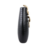 Lucashaven Black/Gold Large Vase