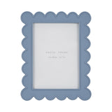 Farley Blue 5x7 Scallop Edge Photo Frame