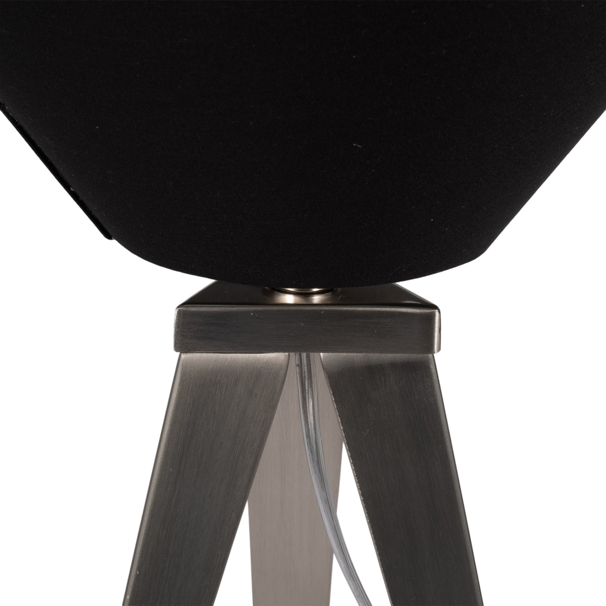 Meadow Lakes Black Metal Tripod Table Lamp