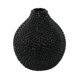 Sargent Black Gloss Spiked Ceramic Vase