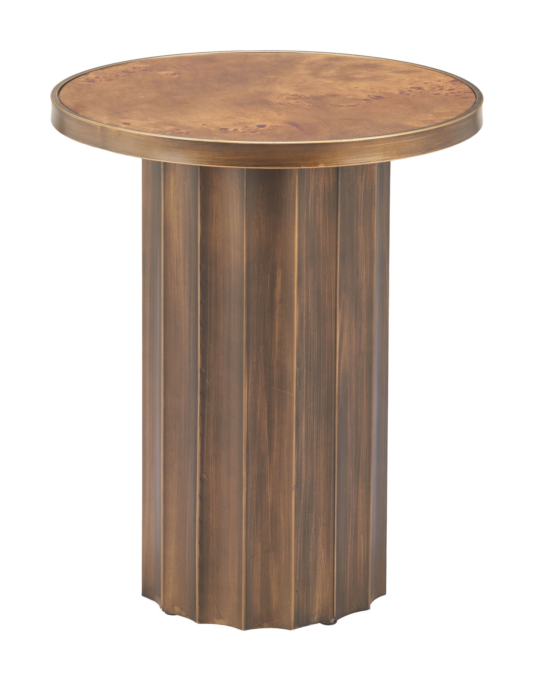 Afinato Brown Side Table