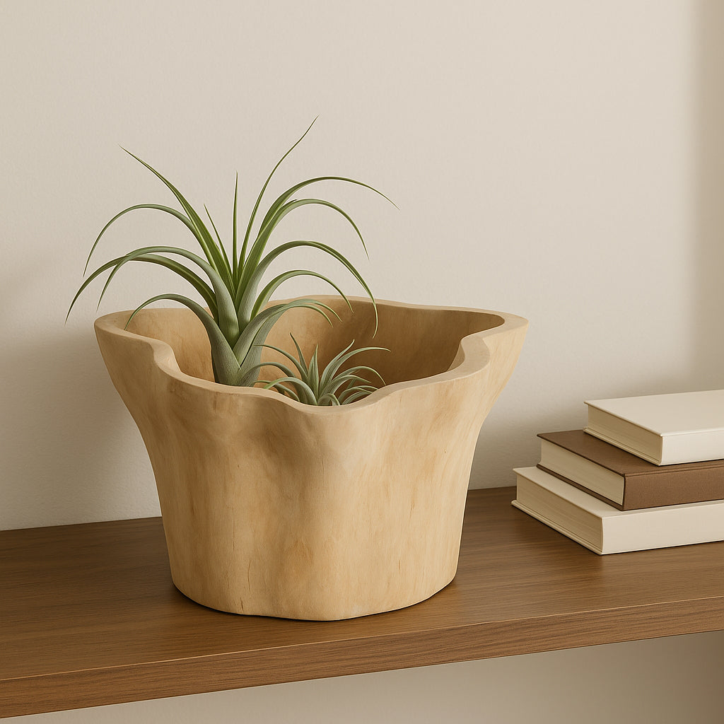 Del Mar Natural Teak Root Bowl