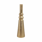 Leesville Gold Metal Abstract Pillar Vase