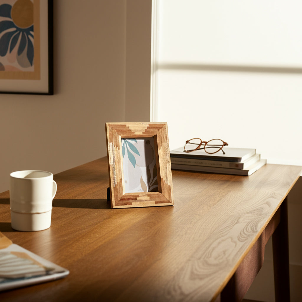 Vinton Natural Wood 4x6 Layers Photo Frame