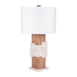 Ceneda White Marble Table Lamp