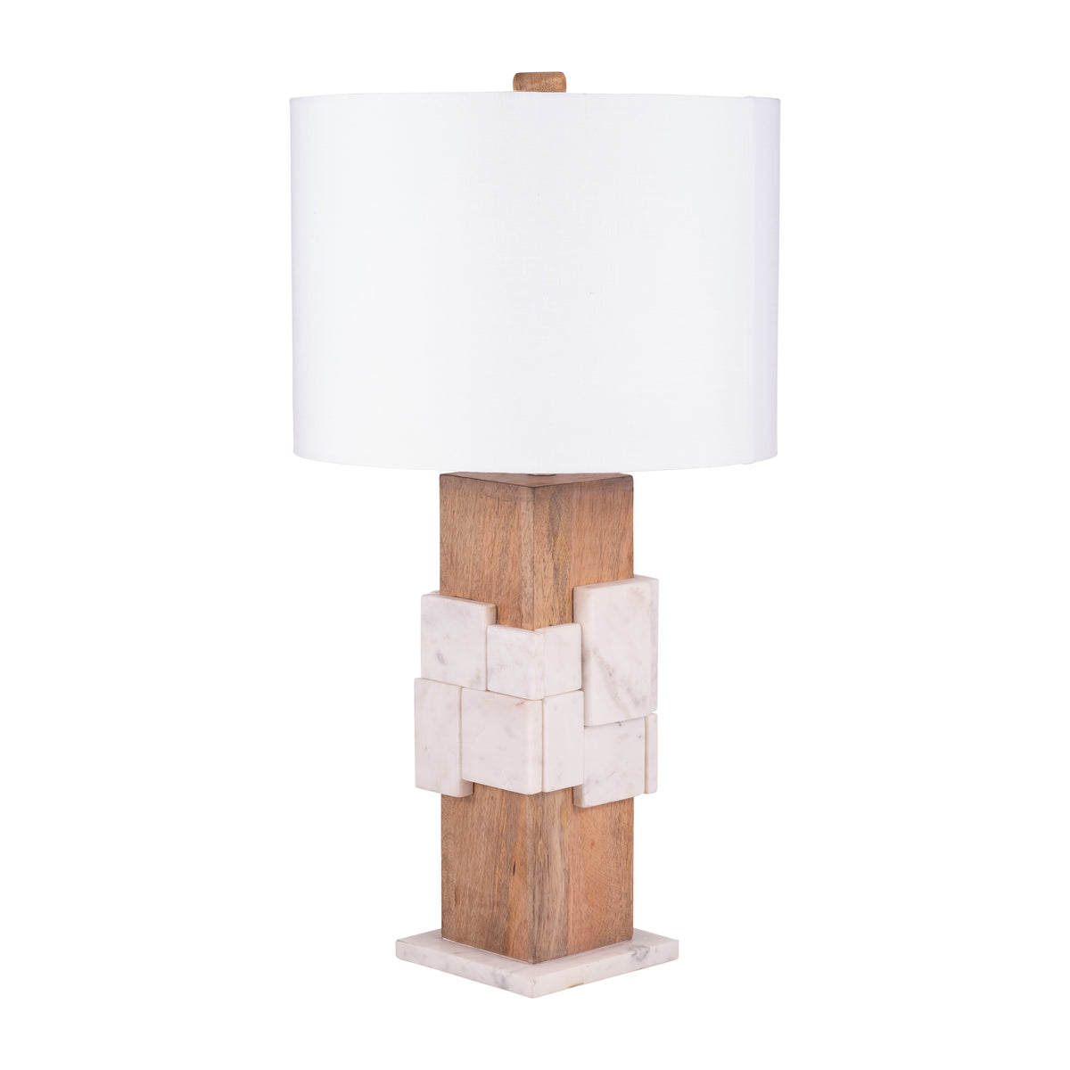Ceneda White Marble Table Lamp
