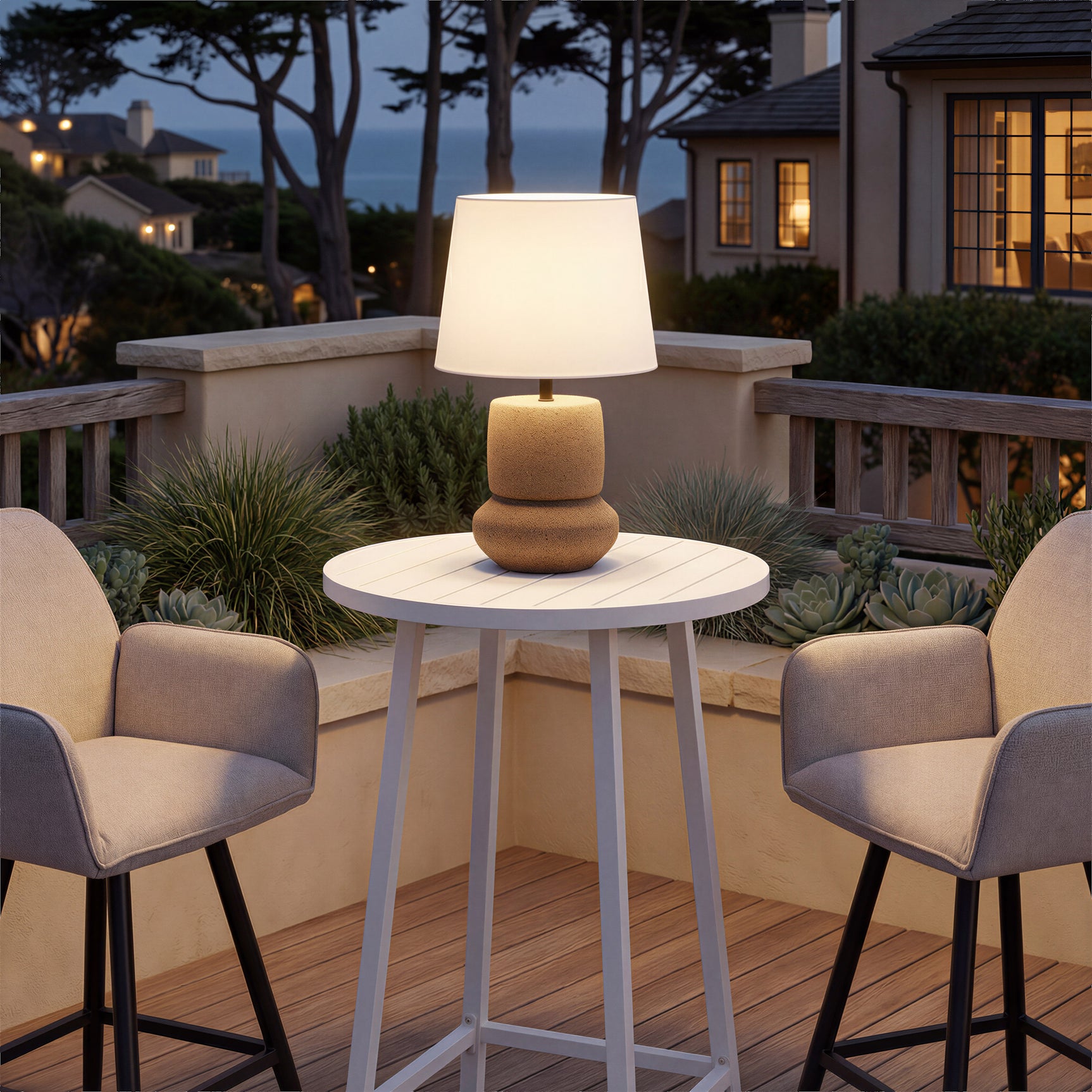 Seina Natural Solar Table Lamp