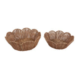 Yatesgate Brown/Tan Bowls (Set of 2)