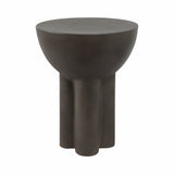 Upland Dark Gray Concrete Contemporary End Table