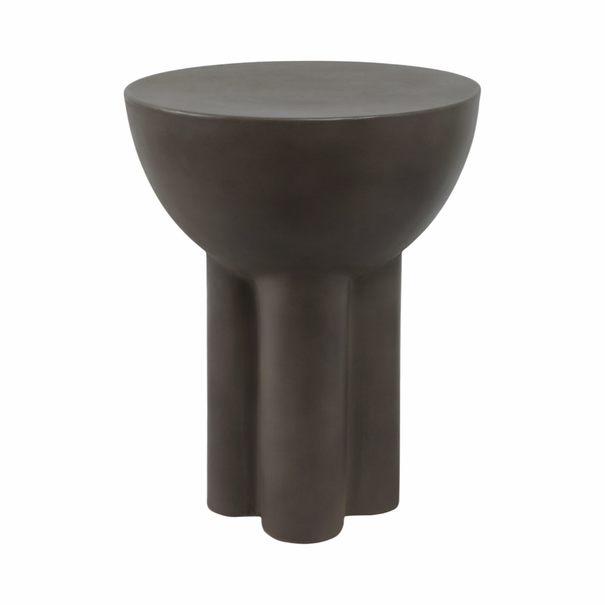 Upland Dark Gray Concrete Contemporary End Table