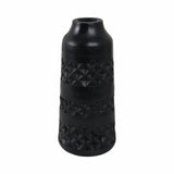Del Cerro Black Wood Stained Vase