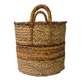 Ruth Natural 2-Tone Woven Baskets (Set of 3)