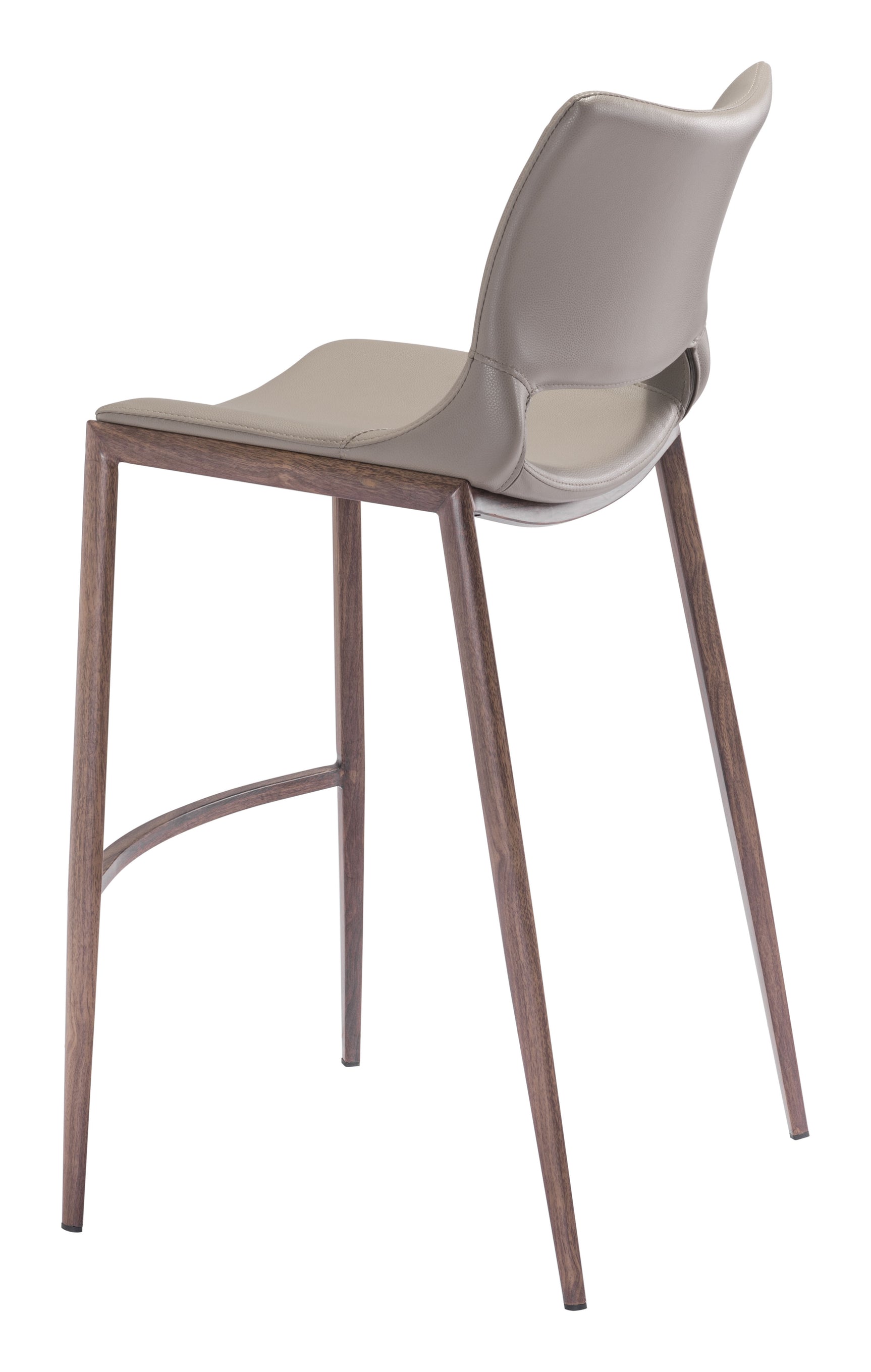 Ace Brown & Walnut Barstool (Set of 2)