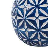Wheeler Blue Small Ceramic Daisy Vase