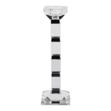 Daleybrook Clear/Black Large Candle Holder