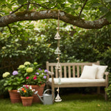Hookton Blue/White Wood Hanging Sailboat