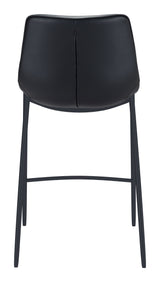 Magnus Black Barstool (Set of 2)