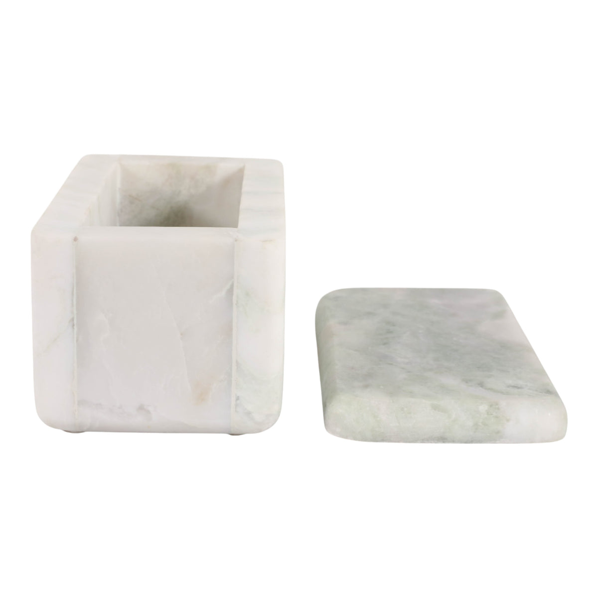 La Quinta Ivory/Green Marble Box