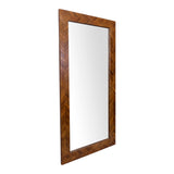 Virgilia Walnut Chev Wood Floor Mirror