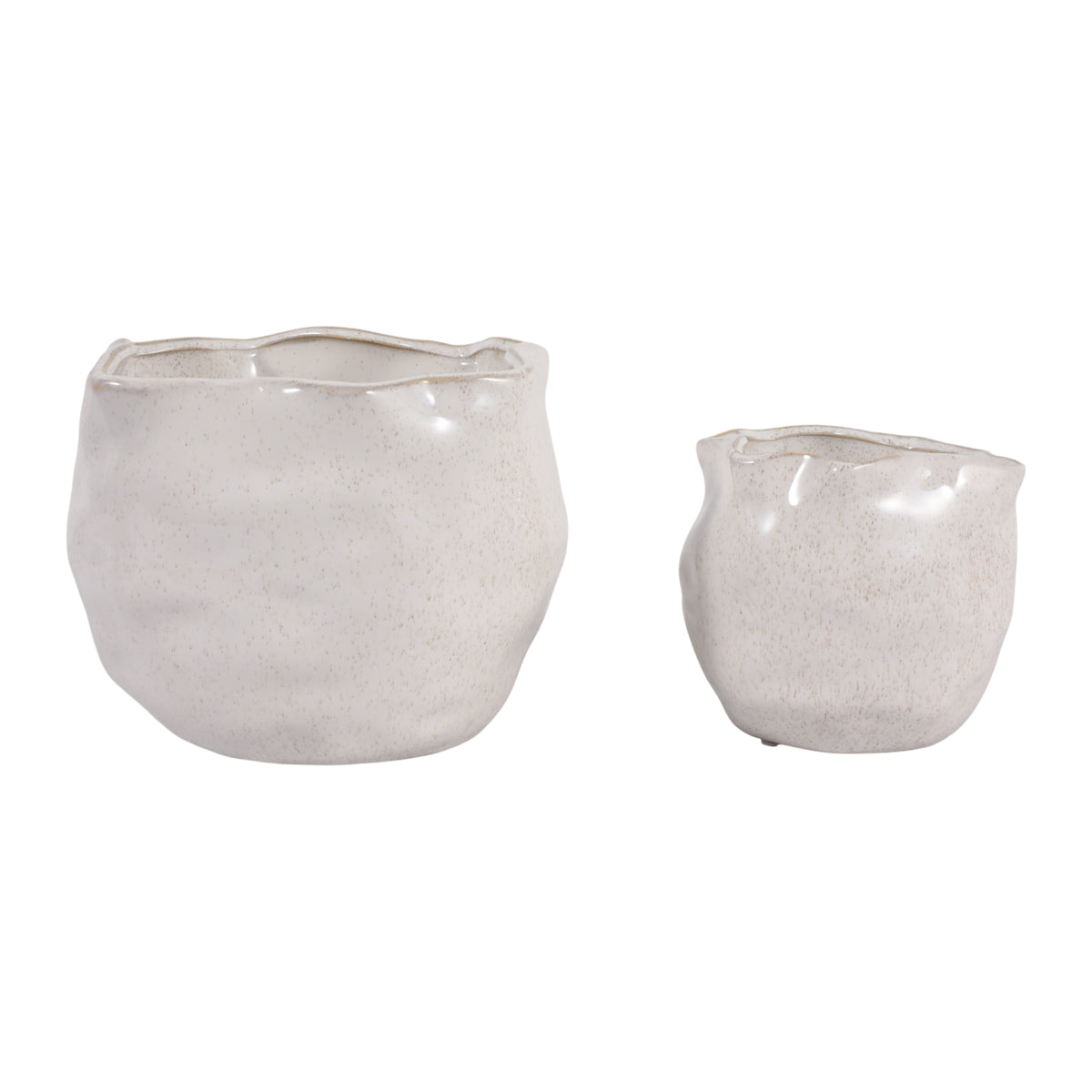 Draperstone Ivory Planters (Set of 2)