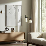 Jastro White Geometric 3-Dimensional Wall Art
