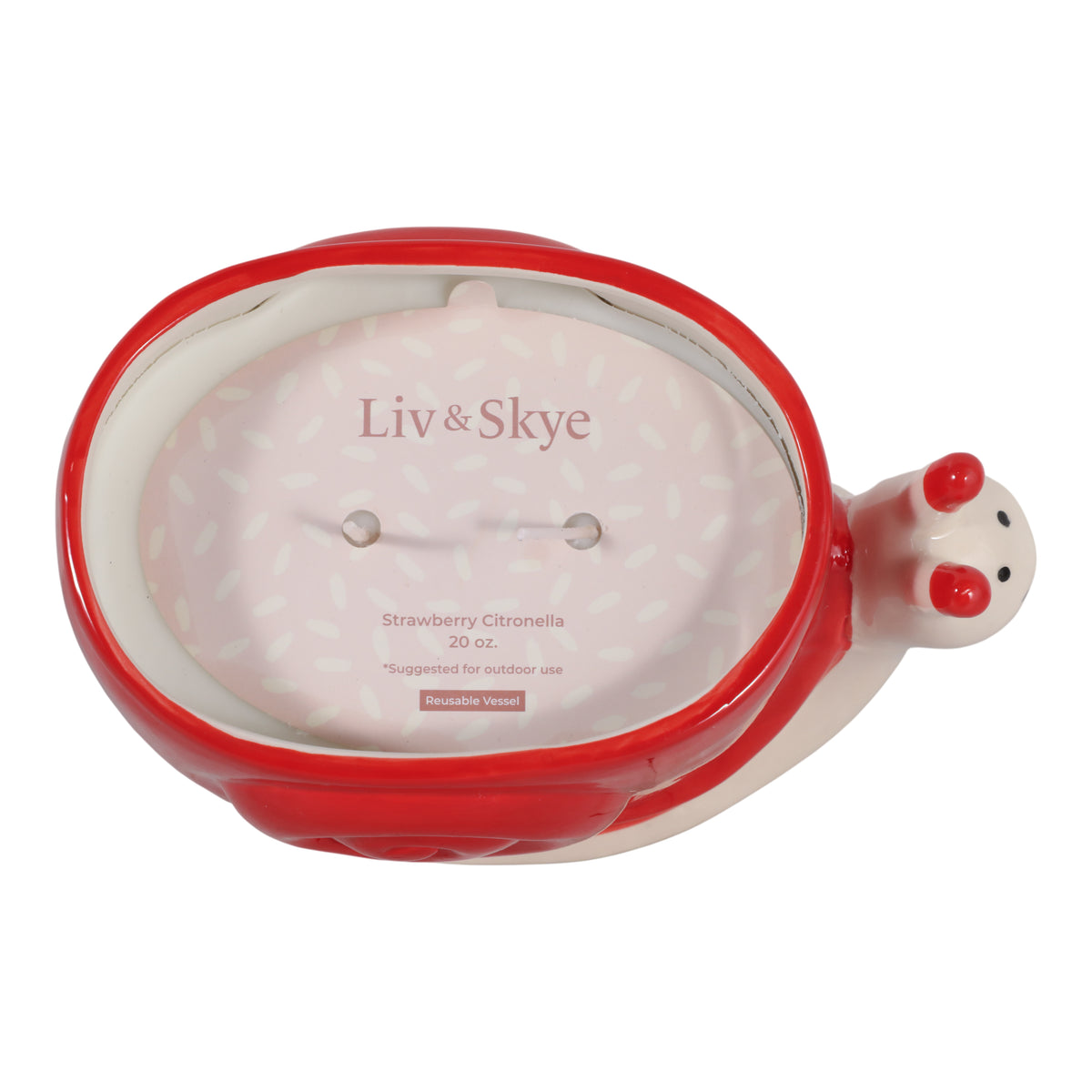 Beckettburn Red/Ivory Candle