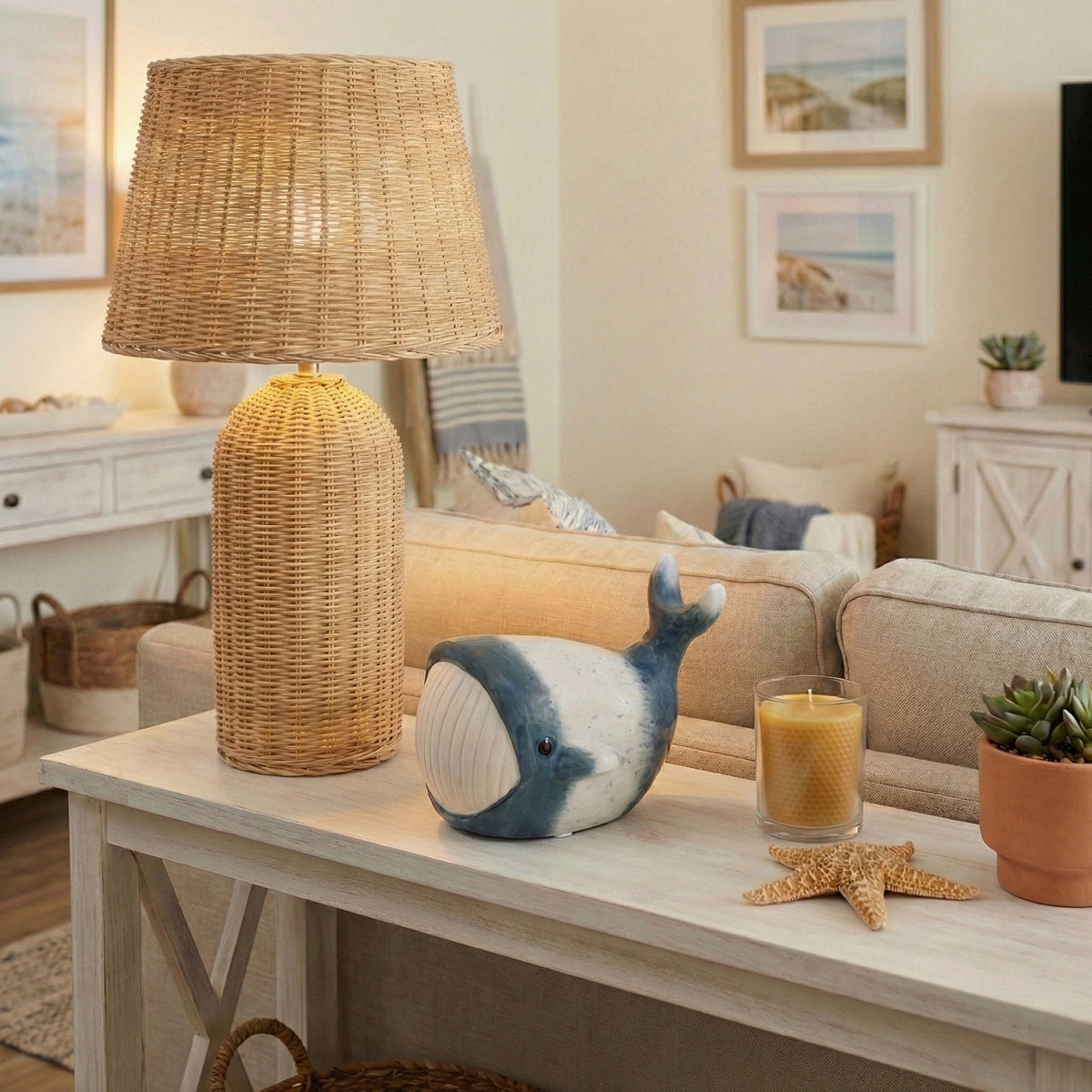 Breckport Blue/White Small Decor