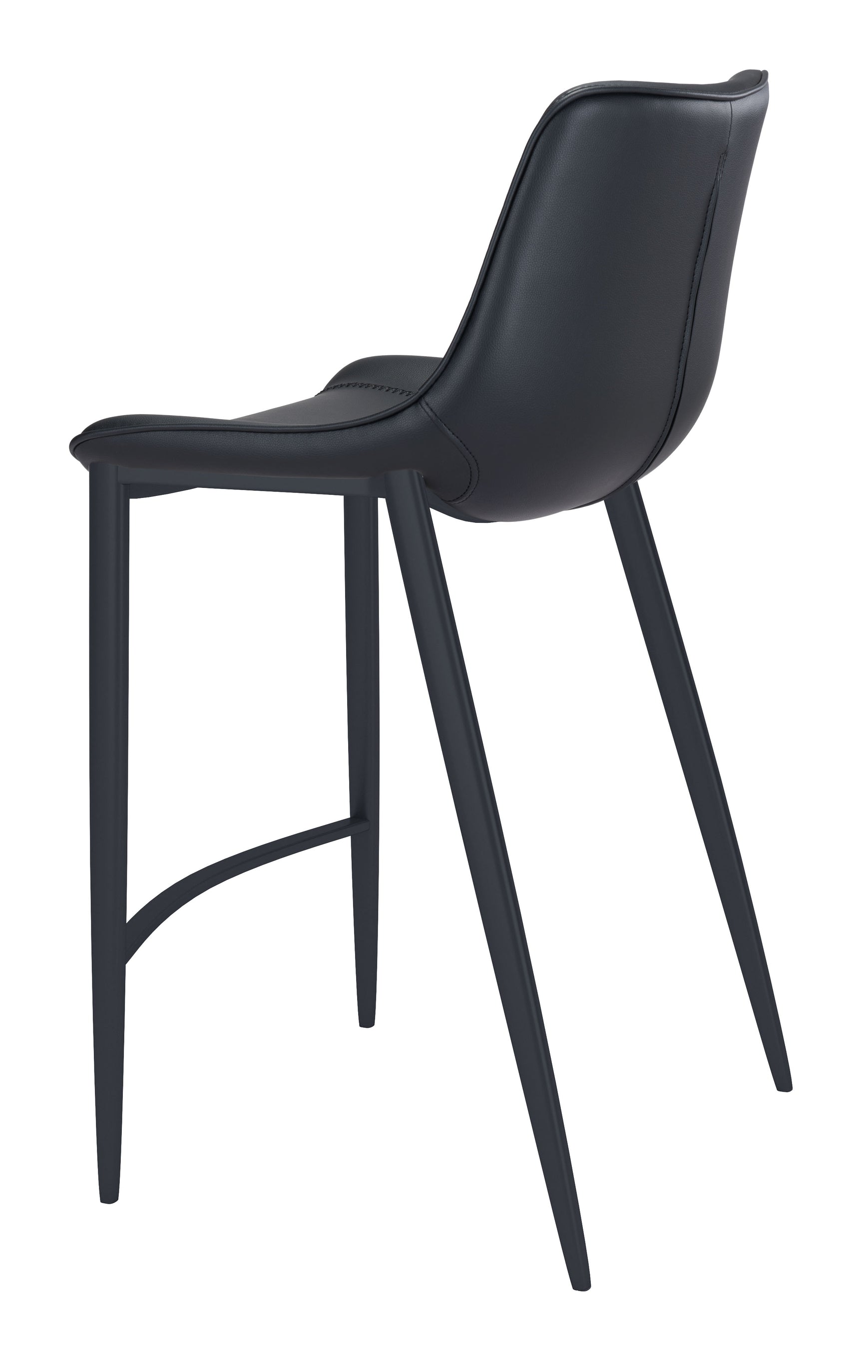 Magnus Black Barstool (Set of 2)