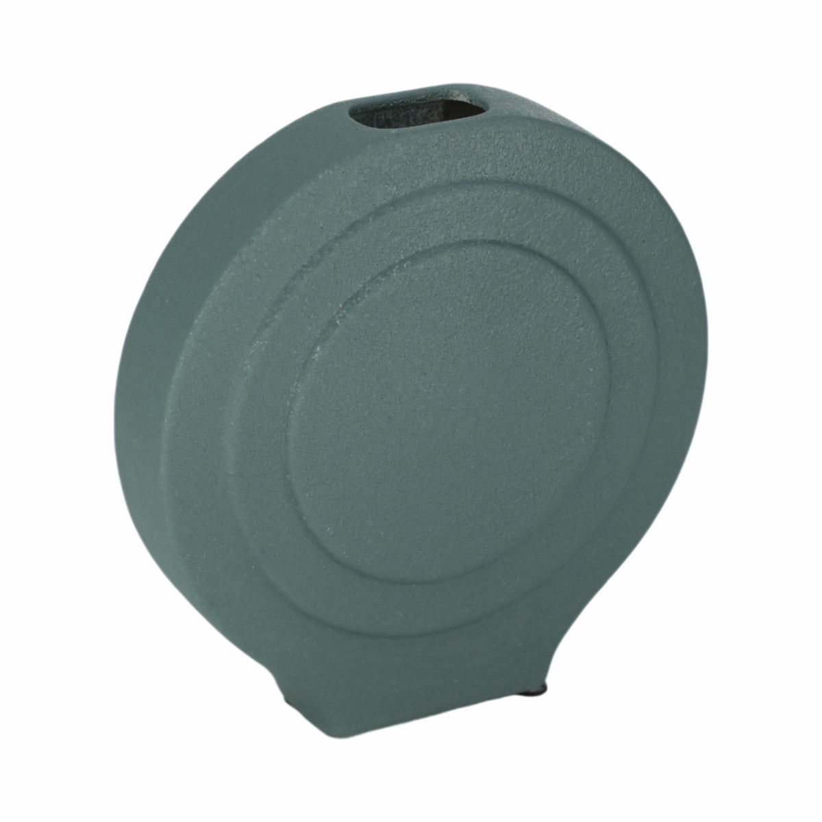 Zayante Deep Teal/Blue/Green Dolomite Round Vase