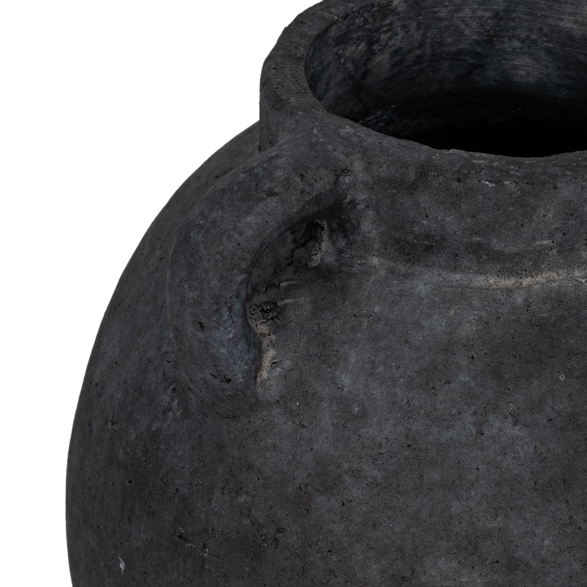 Corbinford Black Large Bulbous Jug with Handle