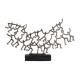 Sheltonbeach Silver/Black Decor