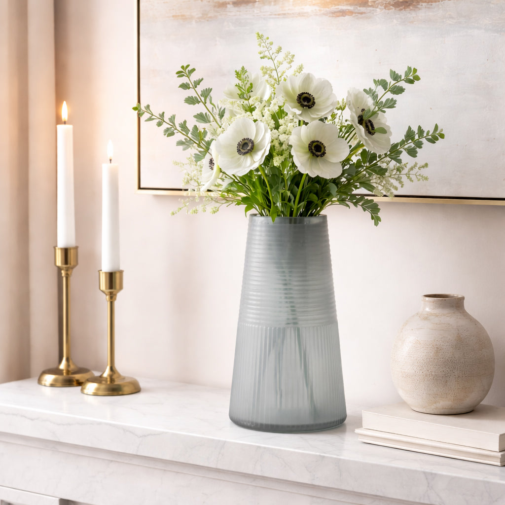 Dixonmore Blue Glass Vase
