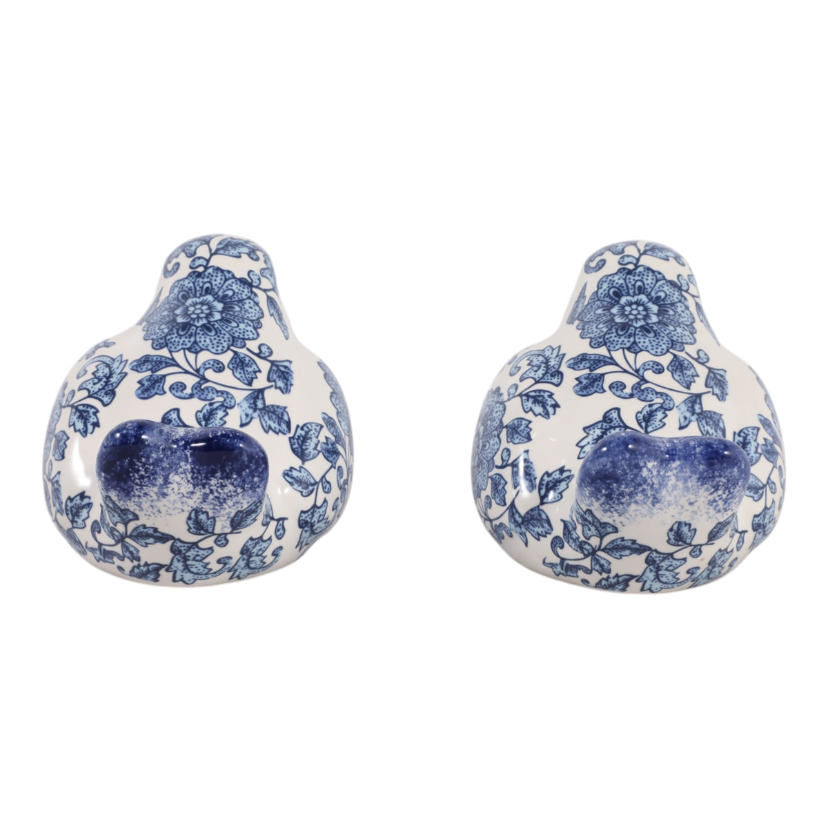 Freshwater Blue/White Chinoiserie Birds (Set of 2)