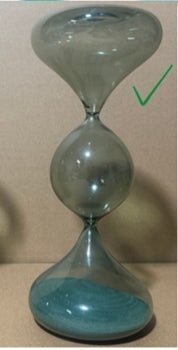 Kevet Blue 15-Minute 3-Tier Hourglass
