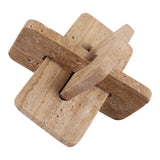 Coyoteville Tan/Brown Travertine Knot