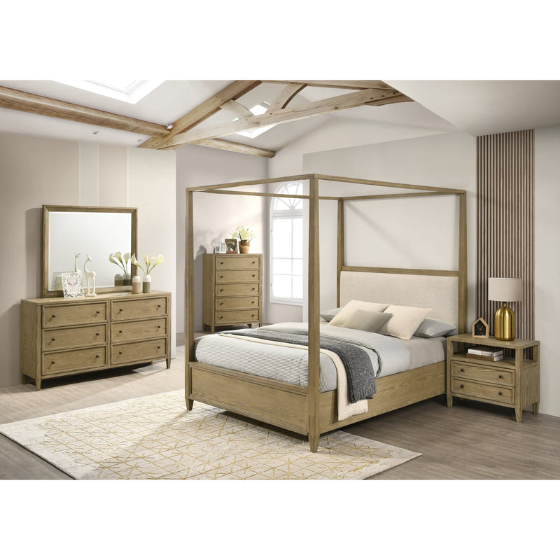 Sienna King Canopy Bedroom Set / 4pc - Ornate Home