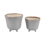 Rexdale Ivory Planters (Set of 2)